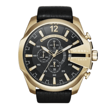 Original Diesel Watch Mega Chief Chronograph for Men DZ4344  - 51mm