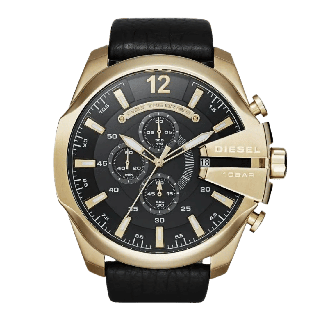 Original Diesel Watch Mega Chief Chronograph for Men DZ4344-51mm-1