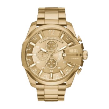 Original Diesel Watch Mega Chief Chronograph for Men DZ4360 - 51mm