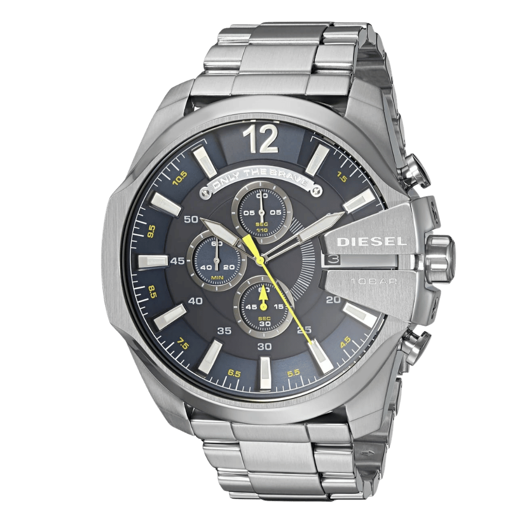 Original Diesel Watch Mega Chief Chronograph for Men DZ4465-51mm-2