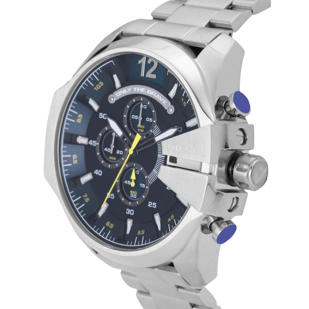 Original Diesel Watch Mega Chief Chronograph for Men DZ4465-51mm-3