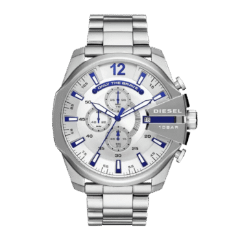 Original Diesel Watch Mega Chief Chronograph for Men DZ4477 - 51mm