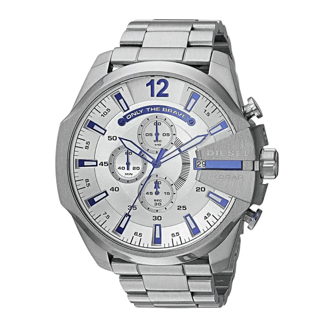 Original Diesel Watch Mega Chief Chronograph for Men DZ4477-51mm-2