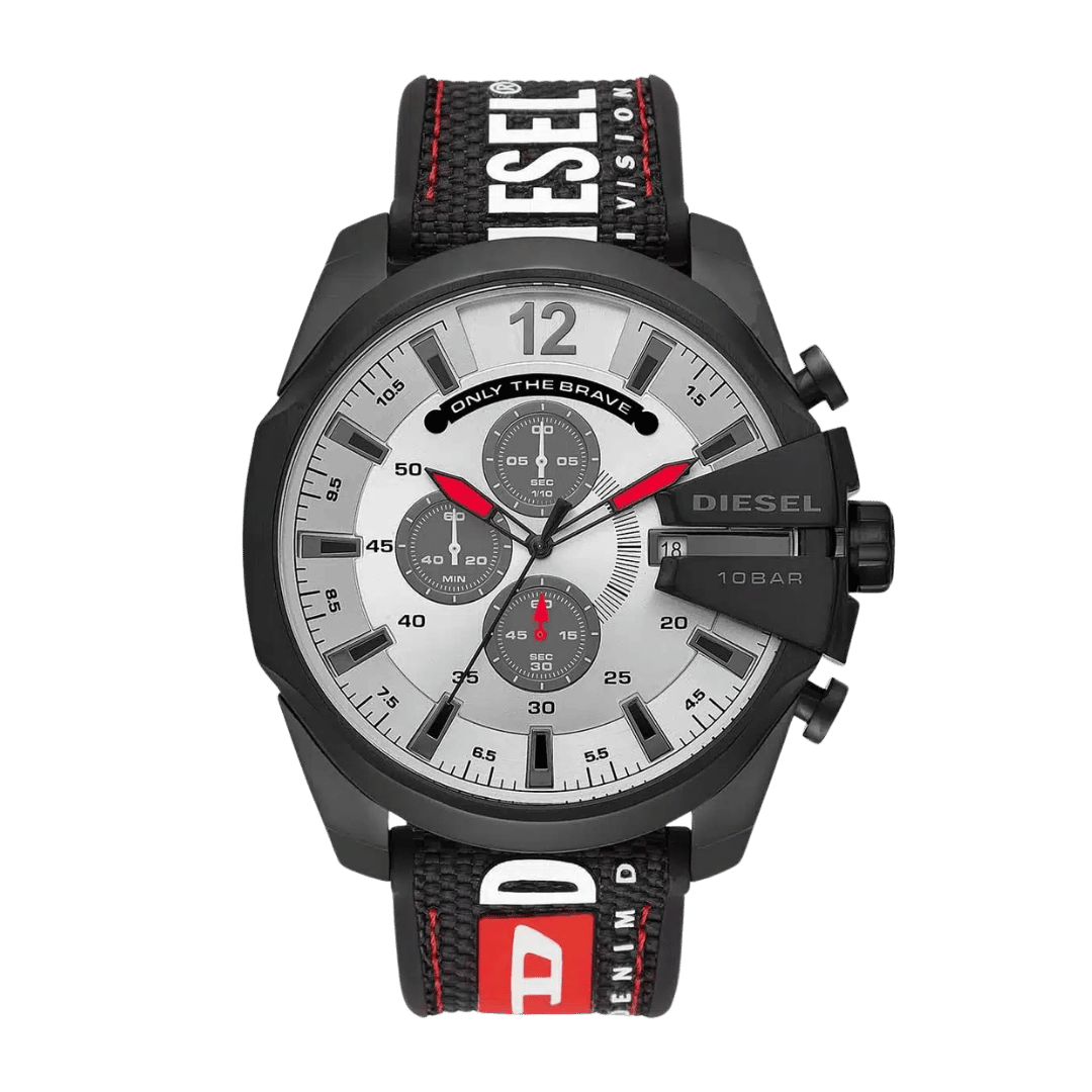 Original Diesel Watch Mega Chief Chronograph for Men DZ4512-51mm-1