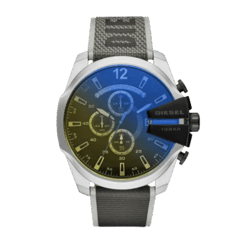 Original Diesel Watch Mega Chief Chronograph for Men DZ4523 - 51mm