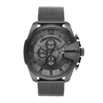 Original Diesel Watch Mega Chief Chronograph for Men DZ4527 - 51mm