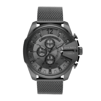 Original Diesel Watch Mega Chief Chronograph for Men DZ4527 - 51mm