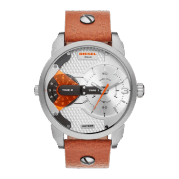 Original Diesel Watch Mini Daddy Dual Time for Men DZ7309 - 46mm