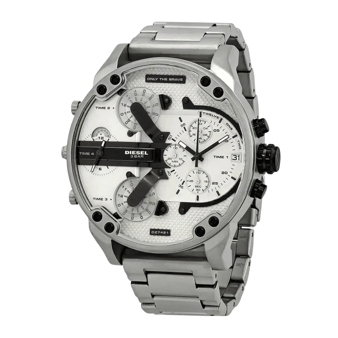 Original Diesel Watch Mr. Daddy 2.0 Chronograph for Men DZ7421-57mm-2