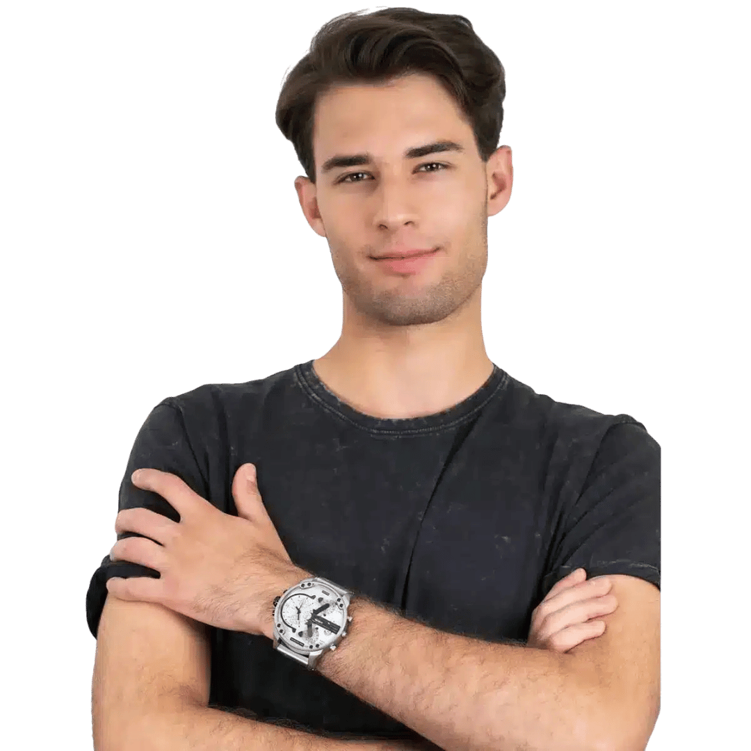 Original Diesel Watch Mr. Daddy 2.0 Chronograph for Men DZ7421-57mm-6