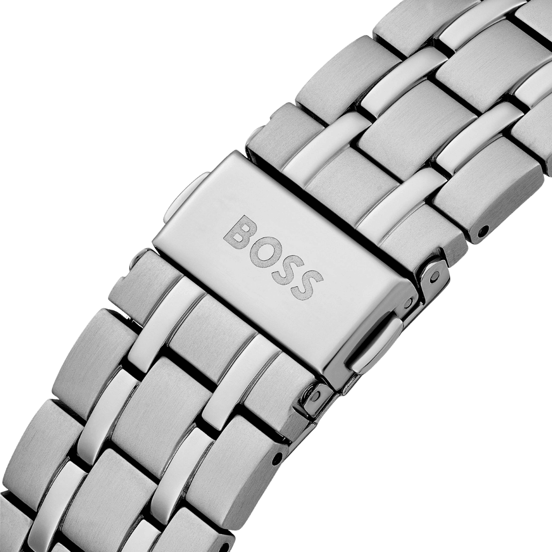 Original Hugo Boss Skytraveller Chronograph Watch 1514195-44mm-4
