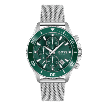 Original Hugo Boss Watch For Men Admiral 1513905 Chronograph - 46mm